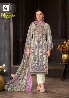 Alok suit rihaana-24 Wholesale clothing market in Haryana