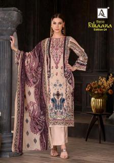 Alok suit rihaana-24 Wholesale clothing market in Haryana