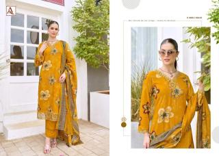 Alok suit turkis-19 Wholesale dress material suppliers in Andhra Pradesh