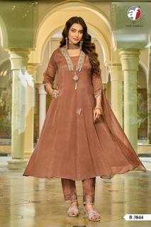 Anju fabrics B 3844 fancy kurti wholesale cloth market in ahmedabad