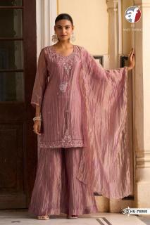  Anju fabrics HU 75055 ladies kurti wholesale market in ahmedabad