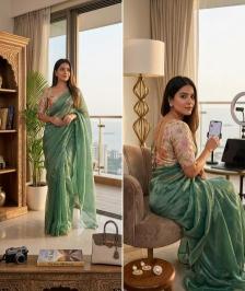 Astitva dual shaded Saree manufacturers in Andhra Pradesh