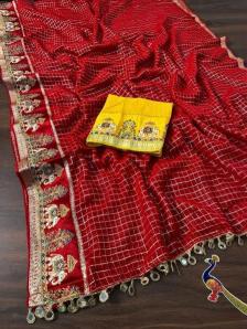 Astitva white elephant Wholesale saree suppliers in Andhra Pradesh