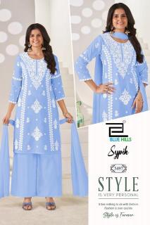 Blue hills sypik Kurtis wholesale in Haryana