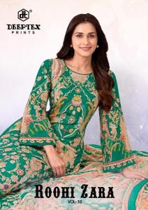 Deeptex roohi zara vol-10 Wholesale dress material suppliers