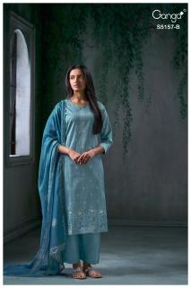 Ganga aishi 5157 Wholesale dress materials in Tripura