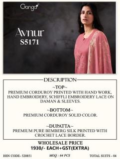  Ganga avnur 5171 Dress material suppliers in Arunachal Pradesh