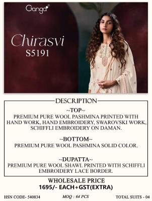 Ganga chirasvi 5191  Fabric distributor in Haryana