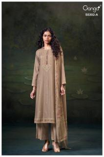 Ganga jaela 5302  Dress material wholesale suppliers