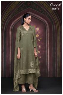 Ganga pamela 5054  Wholesale dress materials in Tripura