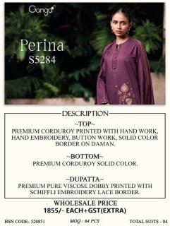 Ganga perina 5284 Top wholesale dress materials in Arunachal Pradesh