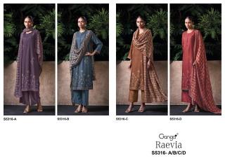 Ganga raevia 5316 Dress material market in Ahmedabad