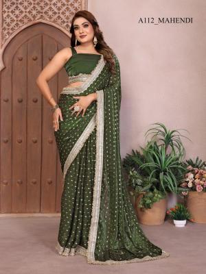 GC fendi satin Silk sarees in Tripura