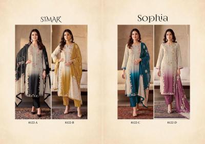  Glossy simar sophia  Dress material suppliers in Tripura 