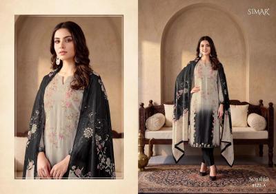  Glossy simar sophia  Dress material suppliers in Tripura 