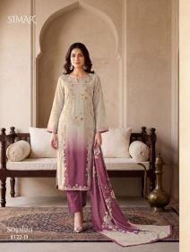  Glossy simar sophia  Dress material suppliers in Tripura 