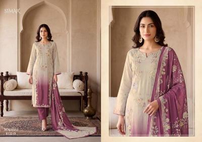  Glossy simar sophia  Dress material suppliers in Tripura 