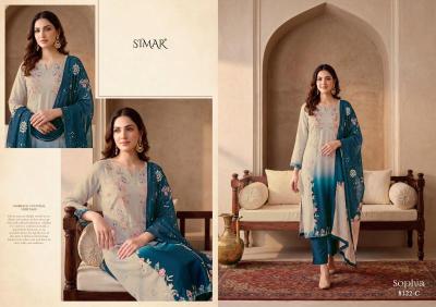  Glossy simar sophia  Dress material suppliers in Tripura 