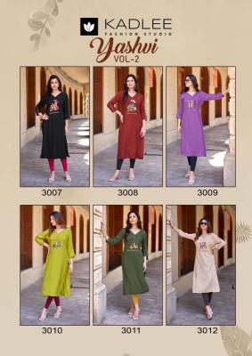 Kadlee yashvi vol 2 Wholesale kurtis online Gujarat