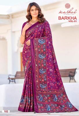 Kashvi barkha vol 1 Wholesale saree suppliers in Andhra Pradesh