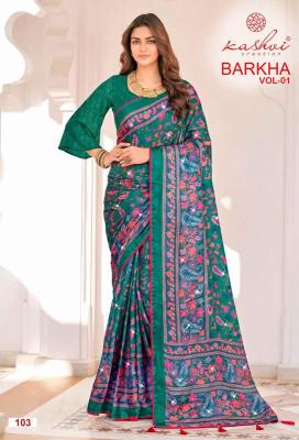 Kashvi barkha vol 1 Wholesale saree suppliers in Andhra Pradesh