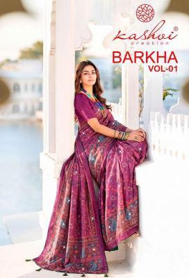 Kashvi barkha vol 1 Wholesale saree suppliers in Andhra Pradesh