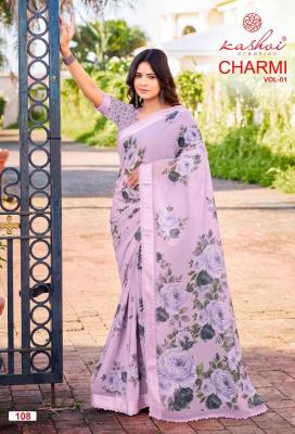 Kashvi charmi vol 1 Wholesale saree market in Jharkhand