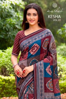 Kashvi kesha Wholesale saree manufacturers in Gujarat