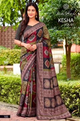 Kashvi kesha Wholesale saree manufacturers in Gujarat