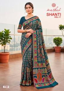 Kashvi shanti vol-17 Best wholesale saree market in Tripura