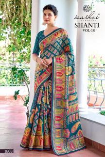 Kashvi shanti vol-18 Wholesale saree suppliers in Tripura