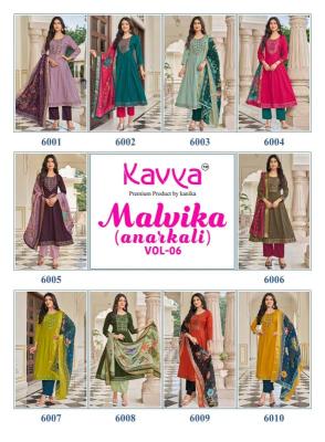 Kavya malvika vol 6  Kurti manufacturers in Andhra Pradesh