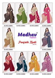 Madhav punjabi kudi vol 25 Chhattisgarh dress material manufacturers