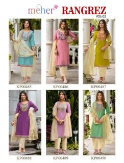 Meher rangrez vol 2  Wholesale kurti suppliers