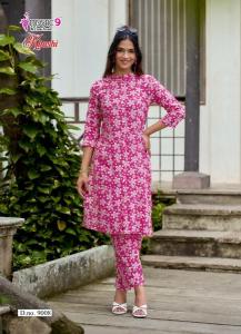 Mystic9 khushi vol 9 Designer kurtis at wholesale rate