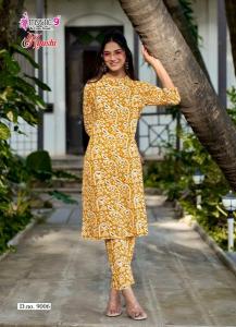 Mystic9 khushi vol 9 Designer kurtis at wholesale rate
