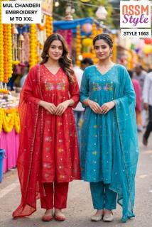 Ossm style 1663  Affordable wholesale kurtis