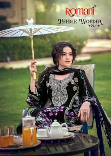 Romani needle wonder vol 16 Cotton dress material