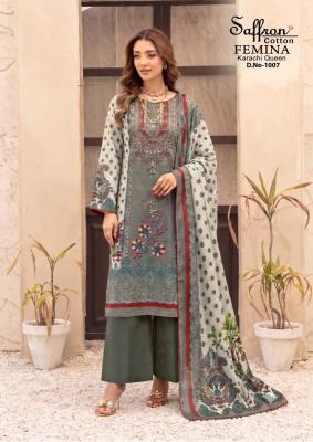 Saffron femina karachi queen vol 1 Fashion dress materials