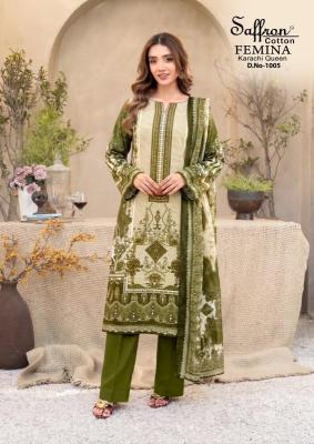 Saffron femina karachi queen vol 1 Fashion dress materials