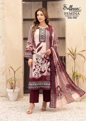 Saffron femina karachi queen vol 1 Fashion dress materials