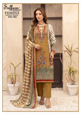 Saffron femina karachi queen vol 1 Fashion dress materials
