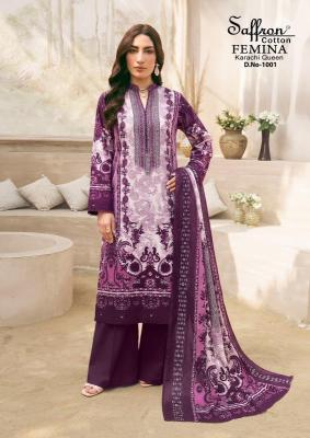 Saffron femina karachi queen vol 1 Fashion dress materials