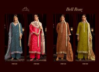 Shiddat bell rose 101   Bulk dress material dealers in Andhra Pradesh