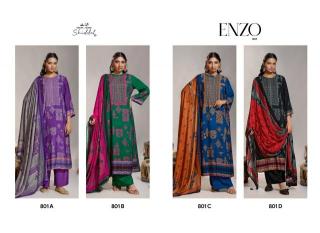  Shiddat enzo 801 Cheap dress materials in Chhattisgarh
