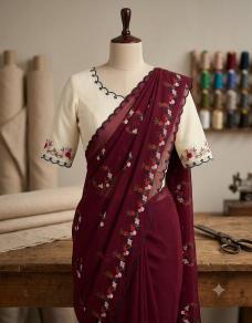 Svara georgette Wholesale saree suppliers in Andhra Pradesh