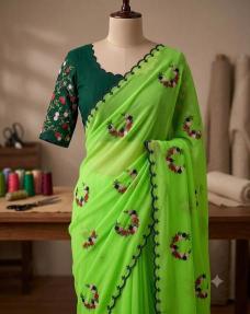 Svara georgette Wholesale saree suppliers in Andhra Pradesh