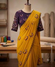 Svara georgette Wholesale saree suppliers in Andhra Pradesh