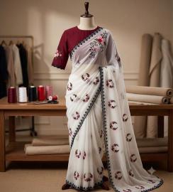 Svara georgette Wholesale saree suppliers in Andhra Pradesh