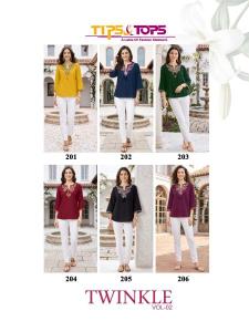 Tips & tops twinkle vol 2 Wholesale kurtis suppliers in West Bengal
